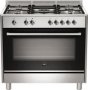 Rustica 5 Gas Burner With Electric Oven 90CM Stainless Steel