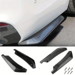 Universal Car Front Rear Bumper Strip Lip Spoiler Diffuser Splitter Scratch Protector Carbon Fiber Winglets Side Skirt Extension
