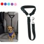 1PC Dog Seat Belt For Vehicle Secure Pet Car Tether Safety Leash For Dogs In Vehicles Dog Seatbelt Tether Dog Seat Belt Buckle Dog