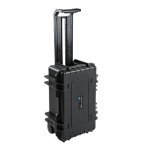 B&w Type 6600 Black Case With Dividers On Wheels