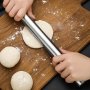 30.0cm/24.99cm/19.99cm Stainless Steel Rolling Pin Metal Dough Roller Kitchen Baking Tools Supplies For Restaurant Use