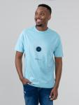 Sound Wave Record Tee - Retro Blue - Retro Blue XXL