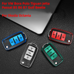 1PC Tpu Car Keys Full Cover Bag For Vw Volkswagen Polo Tiguan Passat B5 B6 B7 Golf Jetta Lavida For Skoda Octavia Key Protector