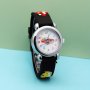 Cute Car Cartoon Silicone Quartz Watch For Boys And Girls