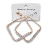Fashion Pearl Earrings 3 Pair