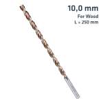 Alpen Timber Twist Drill Bit L=250 10.0 Sleeved