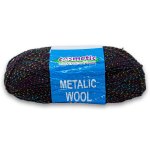 Acrylic Metallic Wool Black 50G