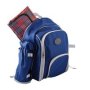 4-PERSON Picnic Backpack And Blanket Blue