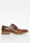 Polo Half Brogue Gibson Leather Lace Up - Cognac