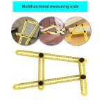 1PC Universal Angle Template Tool Multi Angle Ruler Gift For Woodworking Shop