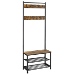 Lifespace Rustic Industrial Hall Stand & Shoe Rack