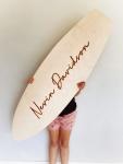 Personalised Wooden Surfboard - Engraved