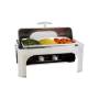 Chafing Dish Rectangular - Roll Top With Glass Lid 8.5LT - CDS2001