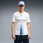 Puma Manchester City Third Jersey Replica T-Shirt In White & Blue - White & Blue / 3XL