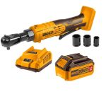 Ingco Lithium-ion Drive Ratchet With Battery And Charger - 20V
