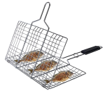 Lifespace Braai Grid Basket - Chrome