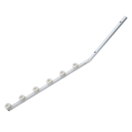 F pole – 6LINE Flat Bar Angle White