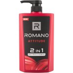 Romano Attitude 2-IN-1 Body Wash & Shampoo 380 Ml