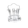 Glass Rack With Drip Plate Silver