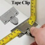 1PC Stainless Steel Measuring Tape Clip: Get Accurate Measurements Every Time