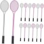 12PCS Cute Racket Theme Fine Pointed Ink Pens For School Supplies Creative