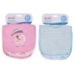 Knitted Baby Bib 3 Pack Design May Vary