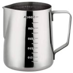 Milk Frothing Jug Stainless Steel 600ML With Measurement Markers