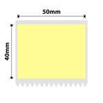 NB730 - - K2 K3 Only - 50X40MM - 740 Bright Yellow Labels