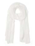Harper Metallic Scarf - 0 Pearl