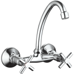 Splashworks Scorpio Wall Type Sink Mixer With Swivel Jl Spout