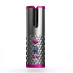 Killer Deals Rechargeable Wireless Safe Automatic Ceramic Hair Curling Iron - Grey - Best Bargains Online