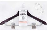 Female Anti-theft Hangers With Clips 5 Pcs