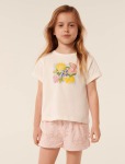Gretchen Pearly T-Shirt - 10-12 Yrs Cream Cloud