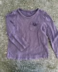 Naartjie Purple Bow Long Sleeve T Shirt 18 24M