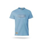 Mens T-Shirt Mesh Print Airforce Blue - 3XL