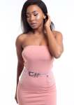 Clear Plastic Waist Belt - One Size