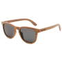 Layered Walnut Gray Lens Polarized Sunglasses 5625-1