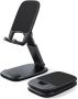 Foldable Phone Stand For Desk - Height Adjustable Cell Phone Holder