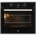 Defy DBO774 - Gemini Eye-level Thermofan+ Oven With Airfire Technology - Black Glass