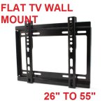 Tv Flat Wall Mount 26" To 55