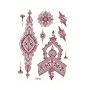 Henna Style Lace Ribbon Temporary Tattoo Sticker - Red