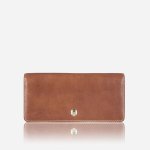 Jekyll & Hide Zulu Large Multi-compartment Leather Purse Tan
