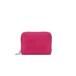 Compact Love Logo Wallet -fuchsia