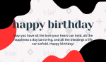 Happy Birthday Card Physical Card - 2000