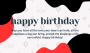 Happy Birthday Card Physical Card - 2000