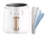 Silver Crest Extra Large Digital Air Fryer With Nesting Tongs White