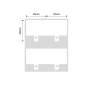 NB211 - NIIMBOT - B1 / B21 / B3S / B4 - 50X26MM - 250 WHITE LABELS WITH HOLE