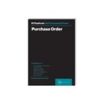 Rbe A5 Quarter-bound Duplicate Purchase Order Book Pack Of 5 - 50 Duplicate Page Sets