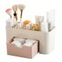 Versatile Freestanding Makeup Organizer - Plastic Cosmetic Storage Drawer For Skincare Brushes & Accessories - Perfect Gift For Holidays