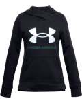Girls' Ua Rival Fleece Logo Hoodie - 0-001 Yxl